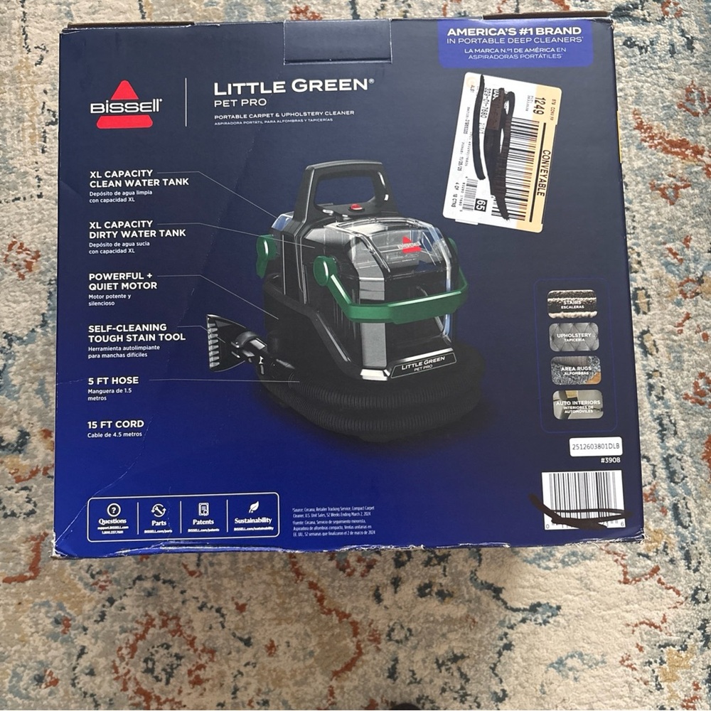Bissell Little Green Pet Pro in Black and Green
